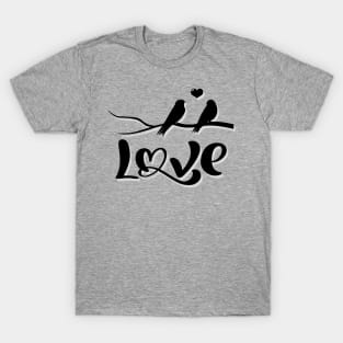 Love.Two Birds T-Shirt